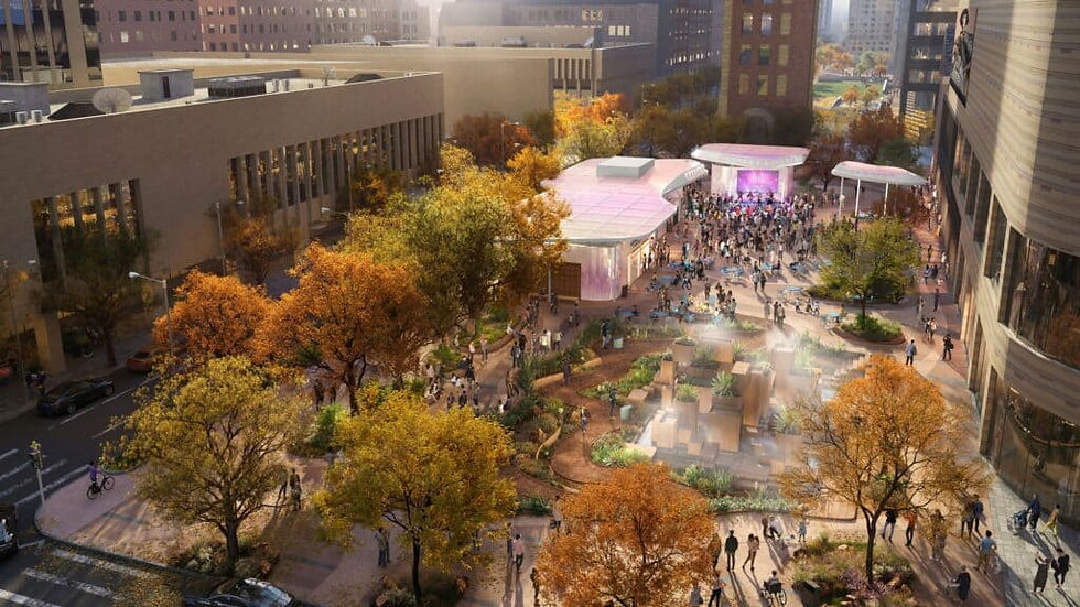 Rendering for Skyline Park reconstruction project.