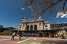 Union Station Denver, a historic train station on a sunny day